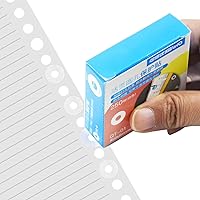1 Roll Self-Adhesive Reinforcement Rings Hole 250 Pieces Reinforcer Ring  Hole Reinforcer Hole Punch Reinforcement Stickers For Diy Photo Album School
