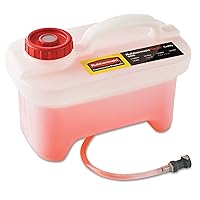 Rubbermaid Commercial Products Pulse High-Capacity Liquid Caddy, 2-Gallon, Compatible with Rubbermaid Pulse System Mopping Equipment, 14-1/8