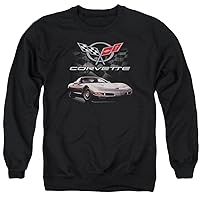 Chevy Sweatshirt Corvette Checkered Past Sweat Shirt