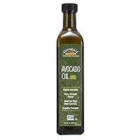 NOW Foods, Avocado Cooking Oil in Glass Bottle, Rich Smooth Flavor, Ideal for High Heat Cooking, Expeller Pressed, Certified Non-GMO, 16.9-Ounce