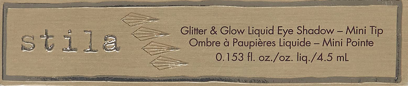 stila Glitter & Glow Liquid Eye Shadow - Mini Tip, Kitten Karma,0.15 Fl Oz (Pack of 1)