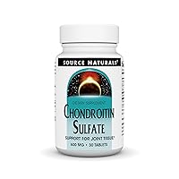 Source Naturals Chondroitin Sulfate 600mg, Support for Joint Tissue,30 Tablets