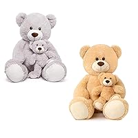 MorisMos Giant Teddy Bear Mommy with Baby Bear Stuffed Animals