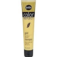 ShiKai Color Reflect Gold Hair Shampoo (8 oz) | Hydrating Hair Brightener with Chamomile |Enhance Gold Color in Blonde, Lt Brown & Red Hair