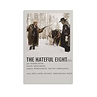 Movie Poster The Hateful Eight Poster 4 Canvas Painting Wall Art Poster for Bedroom Living Room Decor 08x12inch(20x30cm) Unframe-style