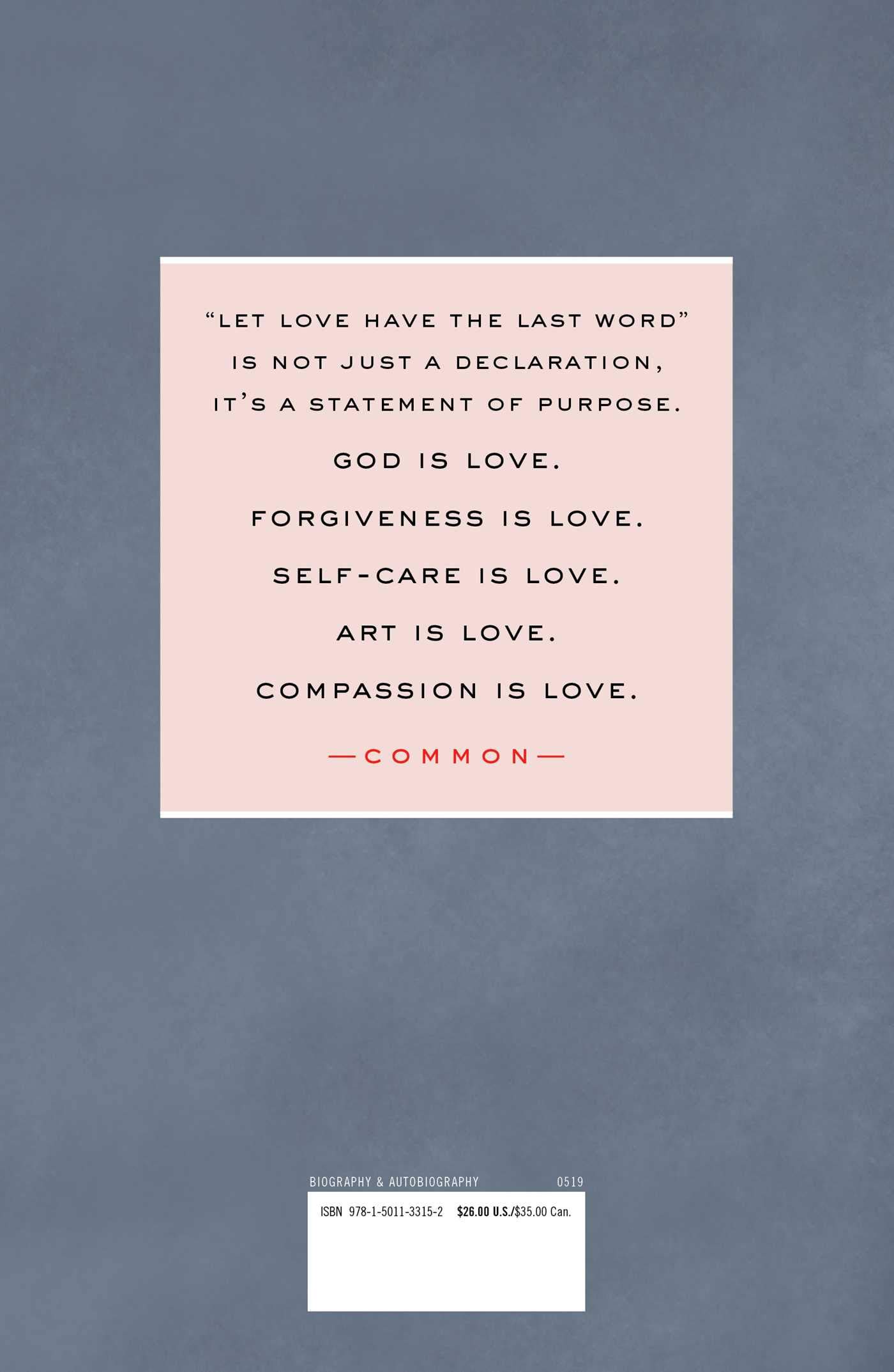 Let Love Have the Last Word: A Memoir