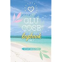 Glucose control 3 in 1 Blood sugar logbook, medication record and doctors address book: For diabetes patients and medical staff. Large font size.