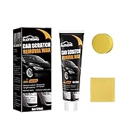 Car Scratch Repair Paste Scratch Repair Wax for Car, Car Scratch Remover Paste Polishing Wax Professional Car Scratch Remover Kit with Wipe & Sponge for Deep Scratches
