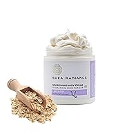 Nourishing Body Cream with Colloidal Oatmeal | Hydrating Moisturizer for Sensitive Skin | Gentle Hydration with Long Lasting Moisture | Unscented 8 oz