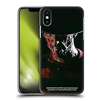 Head Case Designs Officially Licensed A Nightmare On Elm Street (1984) Freddy Graphics Hard Back Case Compatible with Apple iPhone X/iPhone Xs