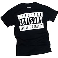Parental Advisory, Stars & Stripes Explicit Content Warning Label T-Shirt