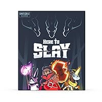 Here To Slay Base Game - Adventure RPG Dice Rolling Card Game For Teens, Adults - 2-6 Players, Hand Management