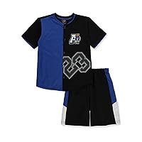 Boys' 2-Piece Baseball Shorts Set Outfit