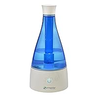 PureGuardian Ultrasonic Cool Mist Humidifier, 30 Hrs. Run Time, 0.5 Gal. Tank Capacity, 350 Sq. Ft. Coverage, Small Rooms, Quiet, Filter Free, Silver Clean Treated Tank, H940AR