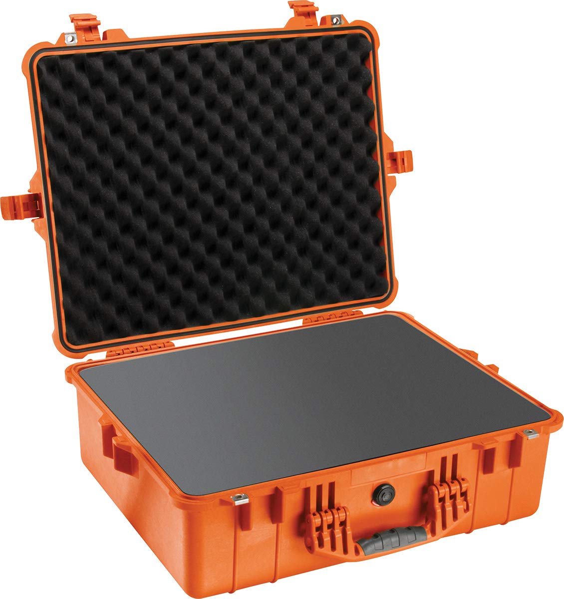 Pelican 1600 Camera Case With Foam (Orange)