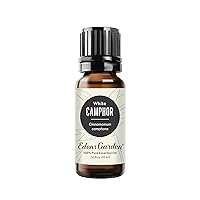 Edens Garden Camphor- White Essential Oil, 100% Pure Therapeutic Grade (Undiluted Natural/Homeopathic Aromatherapy Scented Essential Oil Singles) 10 ml