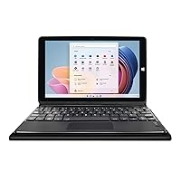 Masterpad W100 8.9 inch Tablet Computer Windows 11，Mini Laptop with Windows System, Intel CPU, 64GB Storage, 1536×2048 FHD Display Tablet PC with Keyboard and Leather Case