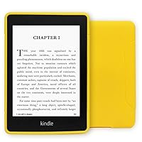 10th Generation - 2018 Release Kindle Paperwhite Cover - Slim Fit TPU Gel Protective Case Cover for 6” Kindle Paperwhite (Yellow)