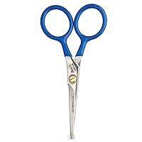 Top Performance Ball-Point Shears with Coated Handles — Durable Shears for Grooming Dogs - Curved, 4