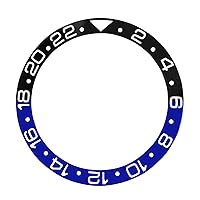 Ewatchparts BATMAN BEZEL INSERT CERAMIC COMPATIBLE WITH INVICTA 89260B PRO DIVER ENGRAVED BLACK BLUE TQ