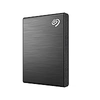 Seagate One Touch SSD 1TB External SSD Portable – Black, speeds up to 1030MB/s, 6mo Mylio Photo+ subscription, 6mo Dropbox Backup Plan​ and Rescue Services (STKG1000400)