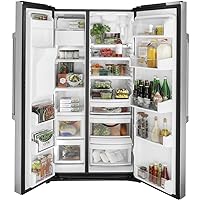 Cafe CZS22MP2NS1 21.9 cu. ft. Side by Side Refrigerator in Stainless Steel, Counter Depth
