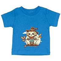 Cute Scarecrow Baby Jersey T-Shirt - Graphic Baby T-Shirt - Unique T-Shirt for Babies