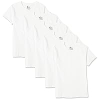 Hanes Boys Hanes Boys' Undershirt, Ecosmart Short Sleeve Crew Shirts, Multiple Packs Available