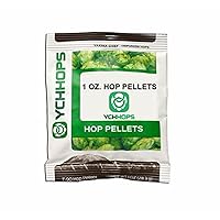 2014A Imported Hop Pellets for Home Brew Beer Making (German-Hull Melon), 1 oz