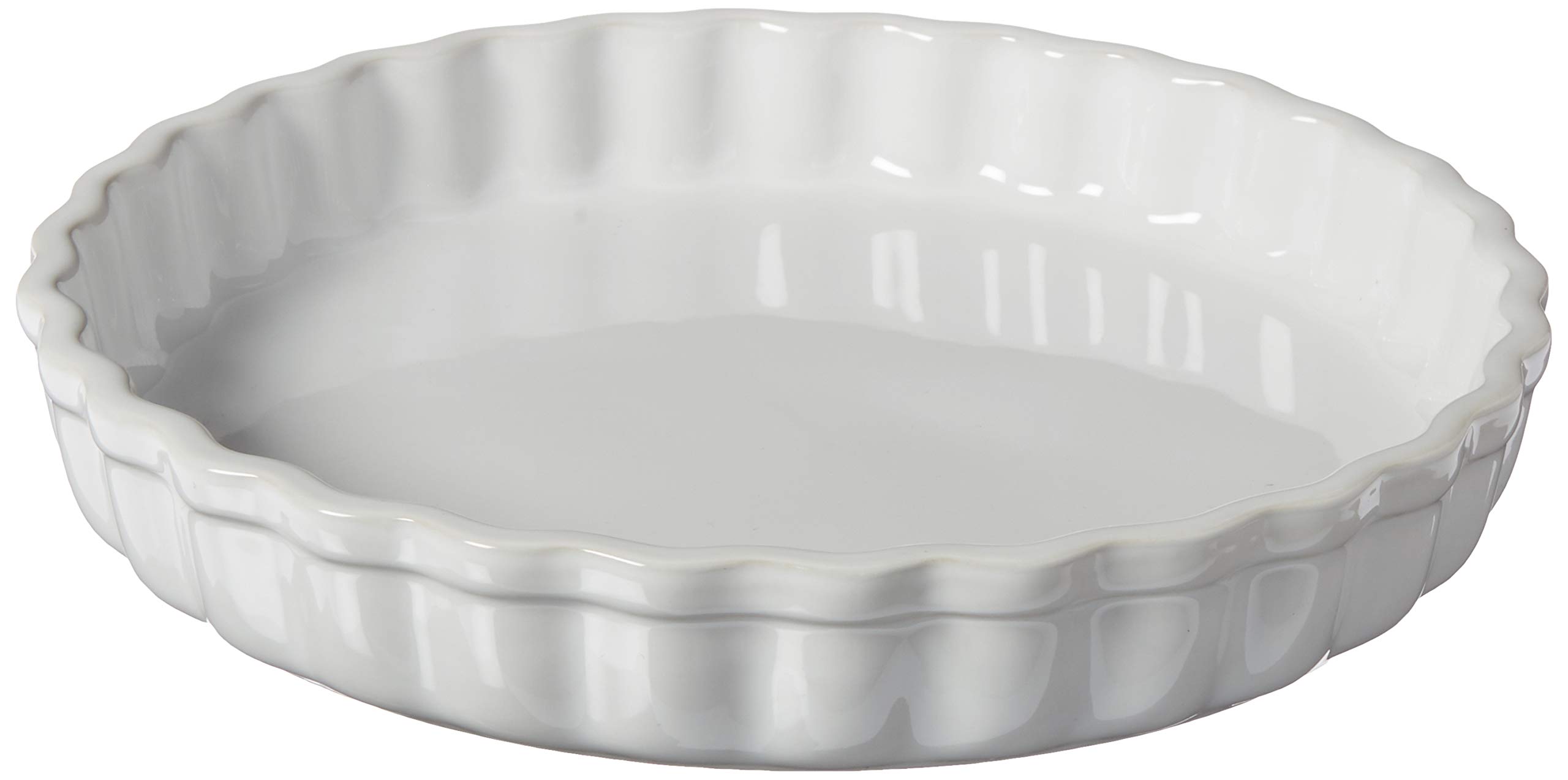 Le Creuset Stoneware Tart Dish, 1.5 qt. (9"), White