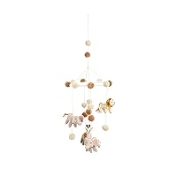 Crane Baby Mobile for Crib, Safari Nursery Décor for Boys and Girls, Ceiling Hanging, 11