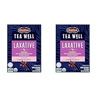 TeaWell Herbal Tea, Laxative, Organic Carob Licorice, 12 Count (Pack of 2)
