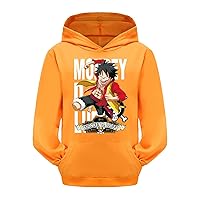 Child Fall Winter Anime Comfy Tops-Novelty Graphic Pullover Casual Loose Fit Sweatshirts Hoodies for Boys