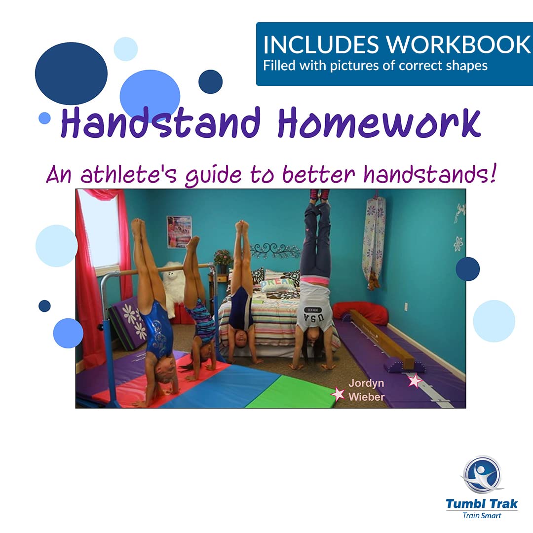 Tumbl Trak Handstand Homework Gymnastics Mat for Kids Home Training