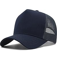 XXL 62-65cm Trucker Mesh Hat 5-Panel Baseball Cap Plain Oversize Hat Big Head