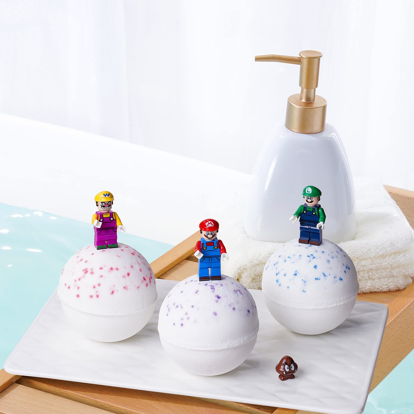 6PCS Surprise Toys Bath Bomb Gift Set Fizzy for Dry Skin Moisturize