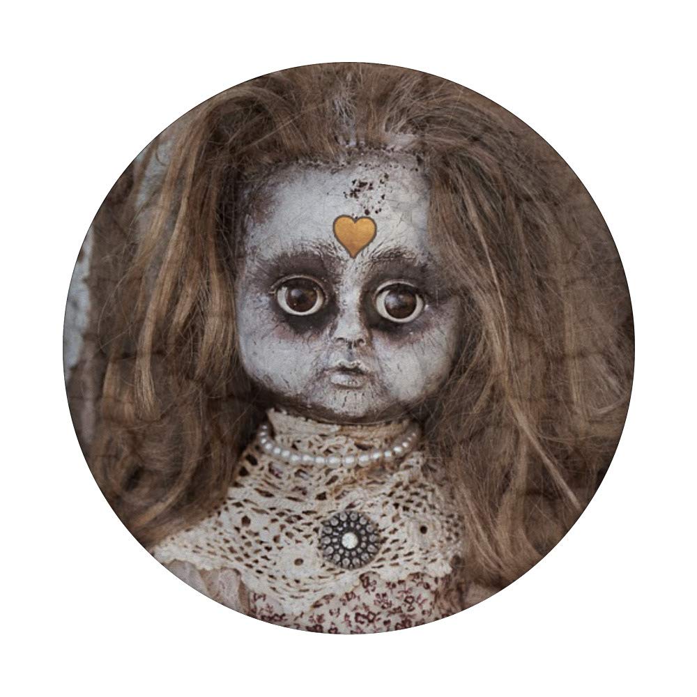 Creepy Doll With Gold Bindi Antique Collectors Accessory Art