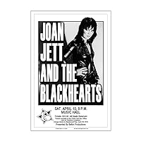 Raw Sugar Art Studio Joan Jett 1982 Cleveland Concert Poster