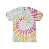 Tie-Dye T-Shirts, Natural Designs, 100% Pre-Shrunk Cotton, Adult Sizes, Short Sleeve