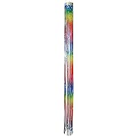9065 — 51-inch Rainbow Mylar Windsock — Colorful, Shimmering Mylar Ribbon Windsock, Humane Animal Deterrent