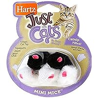 Hartz Just for Cats Mini Mice Cat Toy (5 Pack)