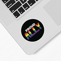 20 Pcs Rainbow LGBT Stickers for Kids Proud Ally LGBTQ Stickers Lesbian Gay Progress Pride Labels Stickers for Water Bottles Laptop Valentine's Day Party Favors,Envelope Seals & Goodie Bags,3 Inch