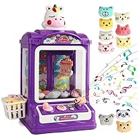 BSTCRAFT Claw Machine, Mini Candy Claw Machine for Kids Birthday Gift for Boy Girls Ages 6-7 8-13 Mini Vending Arcade Games Machines Toys for Home Party Favors Goods Bag Stuffers Christmas Stocking