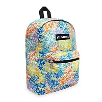Everest Unisex-Adult's Basic Pattern Backpack, Blue, One Size
