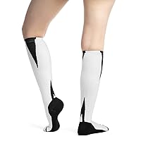 EvoNation Men & Women Knee-High 15-20 mmHg Graduated Compression Socks – Moderate Pressure Compression Garment