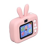 Focket Video Camera Toy, Kids Camera Auto Regulation 1080P 20MP 2.0 Inch Color Display Timed Recording for Travel (Pink)
