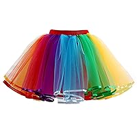 Skirts Rainbow Tutu for girls in capes for children in tutu layers soft skirt baby baby tutu tutu tutu tutu tutu dressed ballet for carnival dress disguise