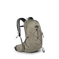 Osprey Talon 11L Men's Hiking Backpack with Hipbelt, Sawdust/Earl Grey, S/M