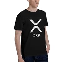 Xrp Ripple T-Shirt Men Short Sleeve Tee Shirt Cotton Crew Neck Shirt