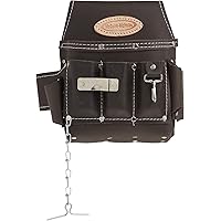 526-CC Brown Professional Electrician'S Pouch, oil tanned leather